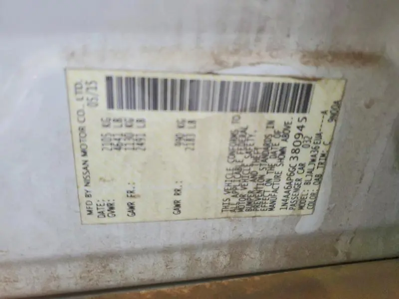 2016 NISSAN MAXIMA 3.5S  