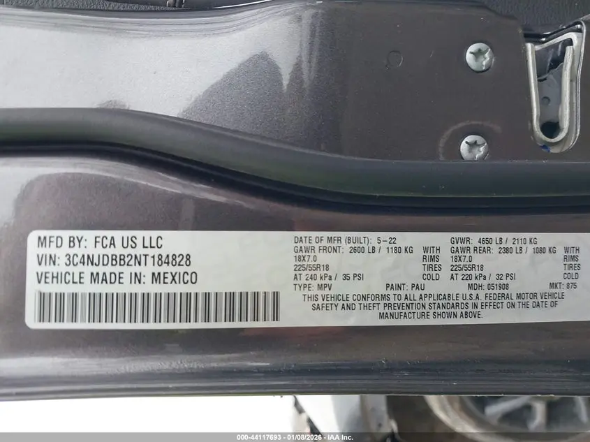 2022 JEEP COMPASS ALTITUDE 4X4