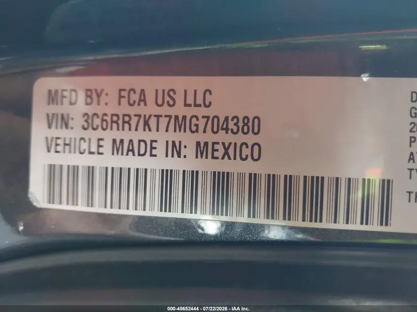 2021 RAM 1500 CLASSIC TRADESMAN  4X4 5'7 BOX