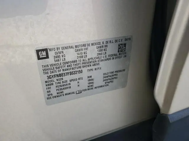 2015 CADILLAC SRX LUXURY COLLECTION  