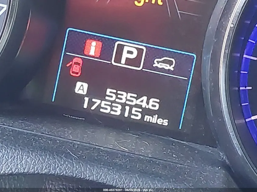 2016 SUBARU OUTBACK 2.5I LIMITED
