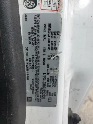 2012 CHEVROLET COLORADO