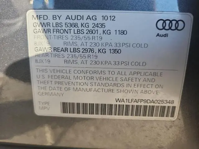 2013 AUDI Q5 PREMIUM PLUS
