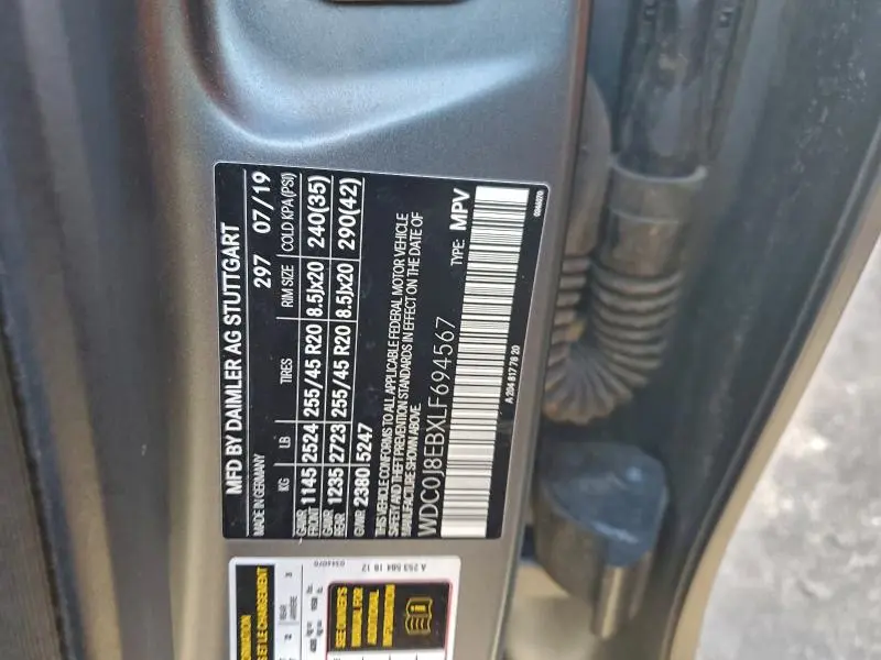 2020 MERCEDES-BENZ GLC COUPE 300 4MATIC  