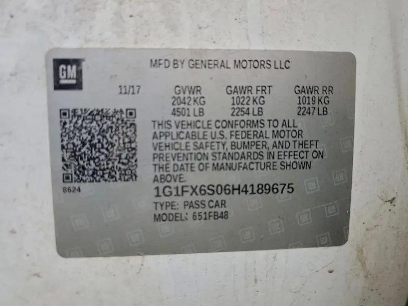 2017 CHEVROLET BOLT EV PREMIER  