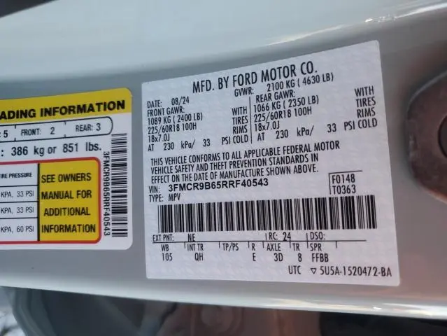 2024 FORD BRONCO SPORT BIG BEND  