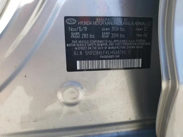 2020 HYUNDAI ELANTRA SEL