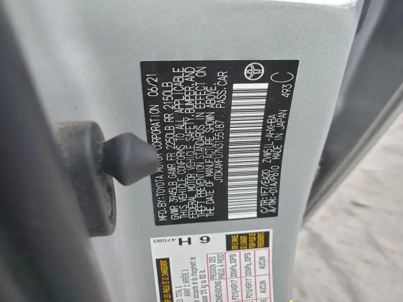 2022 TOYOTA PRIUS NIGHT SHADE  