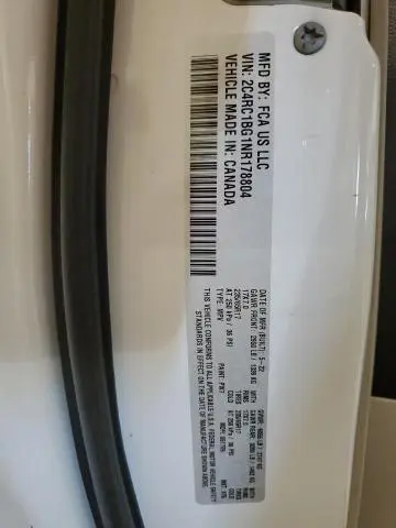 2022 CHRYSLER PACIFICA TOURING L  