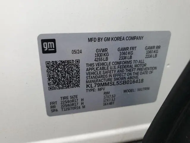 2025 CHEVROLET TRAILBLAZER LS  