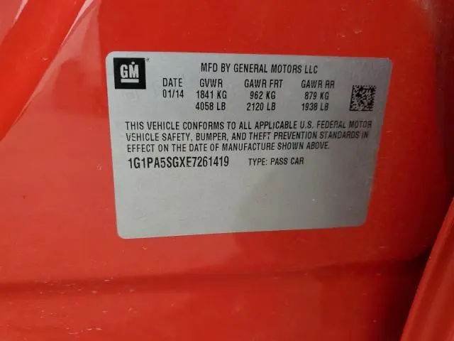 2014 CHEVROLET CRUZE LS