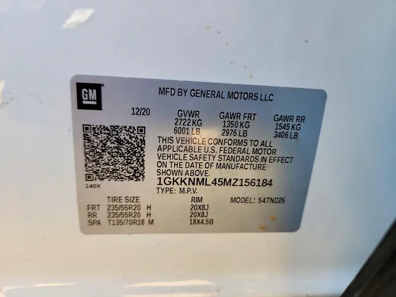 2021 GMC ACADIA SLT  