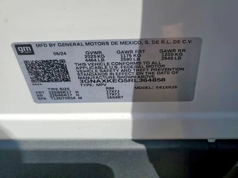 2024 CHEVROLET EQUINOX LT  
