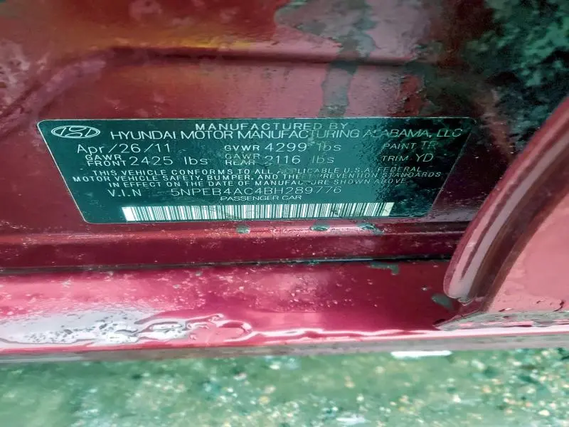 2011 HYUNDAI ACCENT   