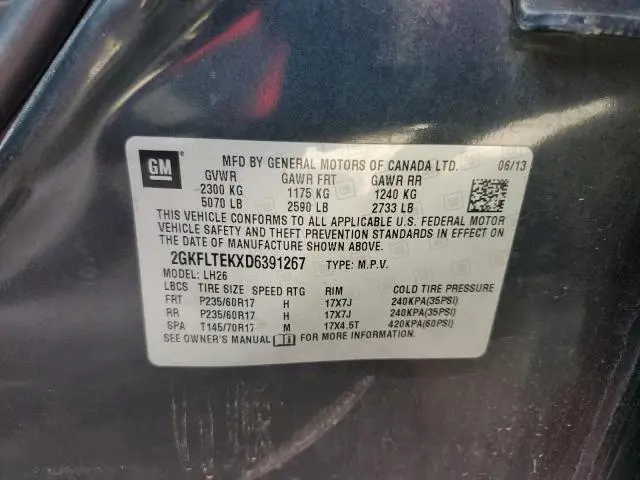 2013 GMC TERRAIN SLE  