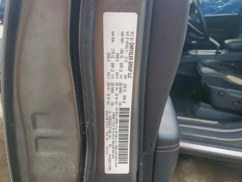 2012 DODGE DURANGO CITADEL  