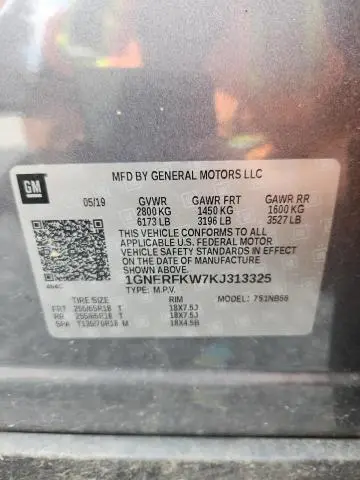 2019 CHEVROLET TRAVERSE LS  