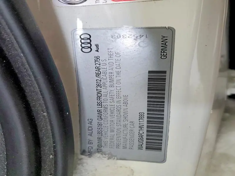 2017 AUDI A6 PREMIUM PLUS  