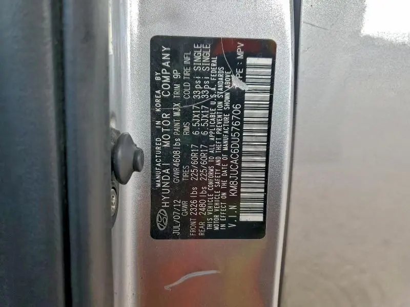 2013 HYUNDAI TUCSON GLS  