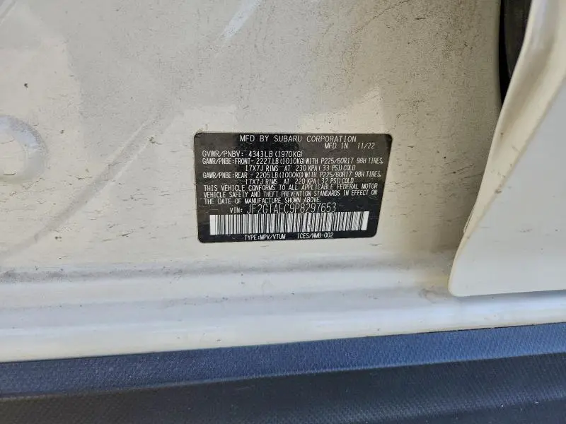 2023 SUBARU CROSSTREK PREMIUM  