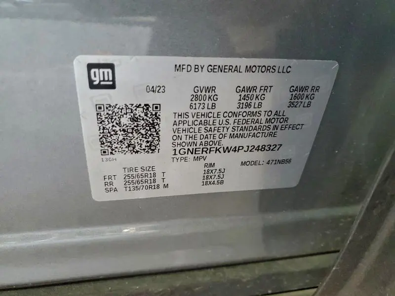 2023 CHEVROLET TRAVERSE LS  