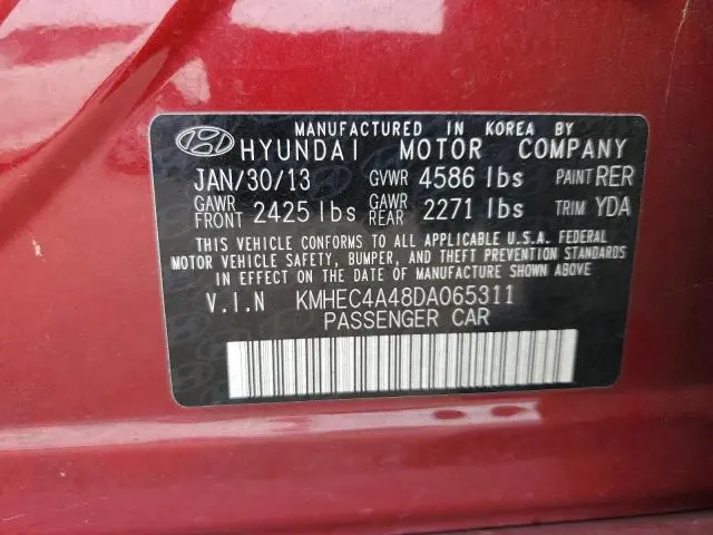 2013 HYUNDAI SONATA HYBRID  
