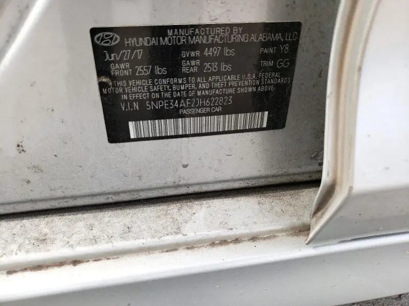 2018 HYUNDAI SONATA SEL  