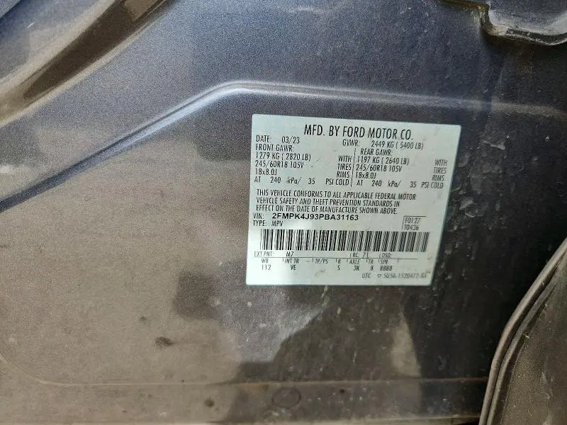 2023 FORD EDGE SEL  