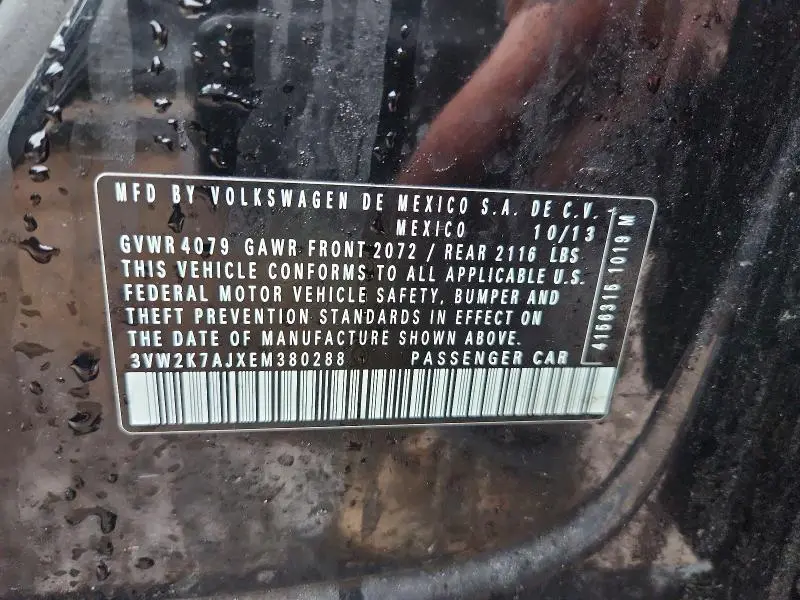 2014 VOLKSWAGEN JETTA BASE  