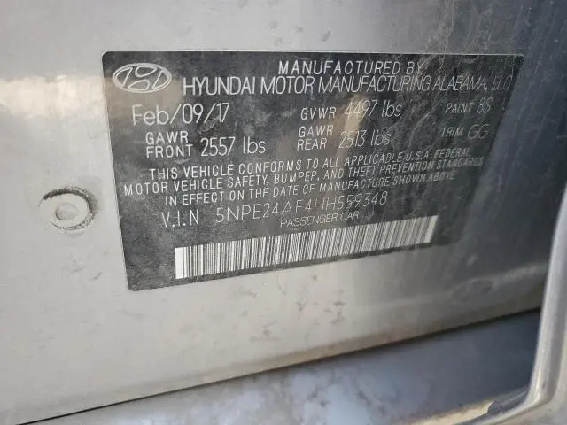 2017 HYUNDAI SONATA SE  