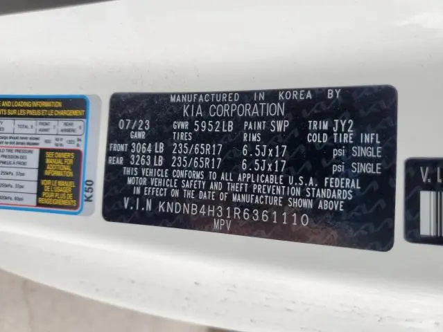 2024 KIA CARNIVAL LX  