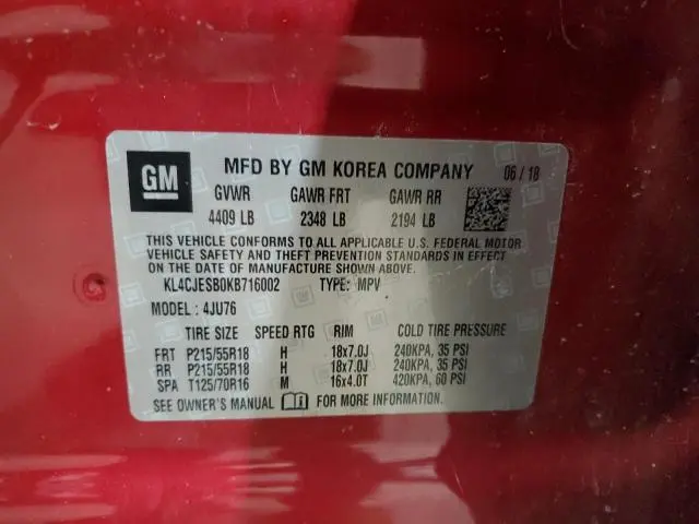 2019 BUICK ENCORE PREFERRED  