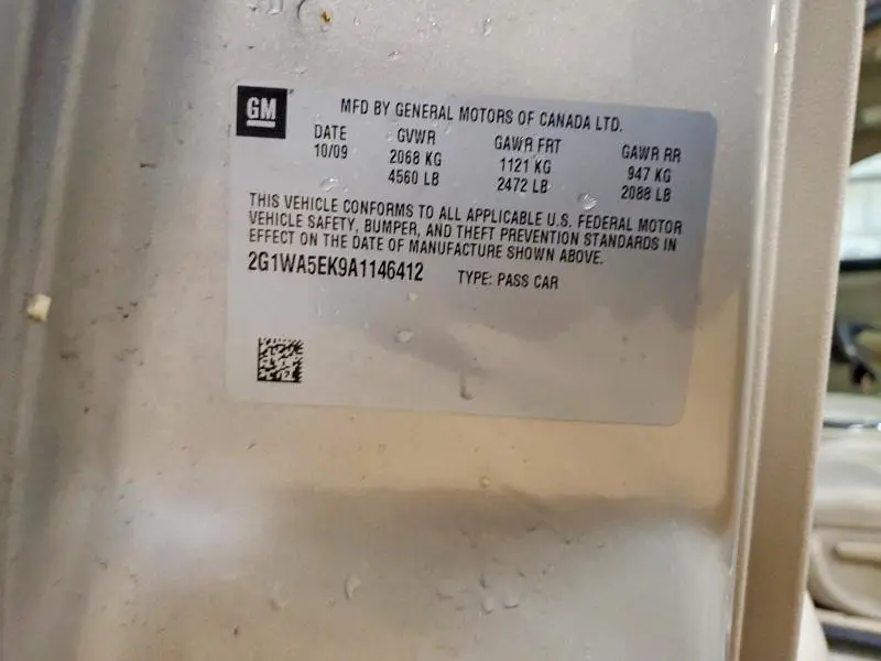 2010 CHEVROLET IMPALA LS  