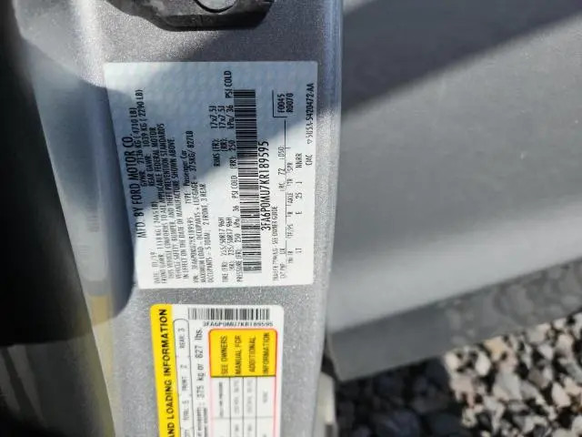 2019 FORD FUSION SEL  