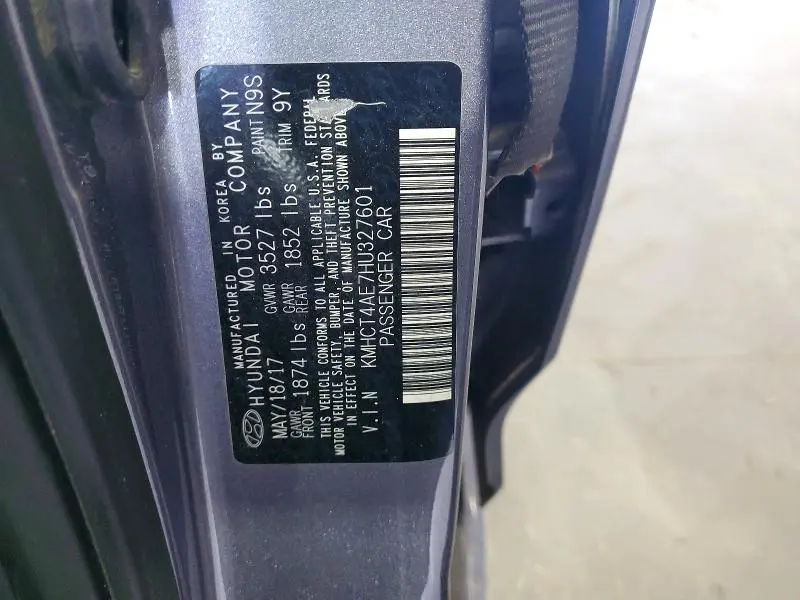 2017 HYUNDAI ACCENT   