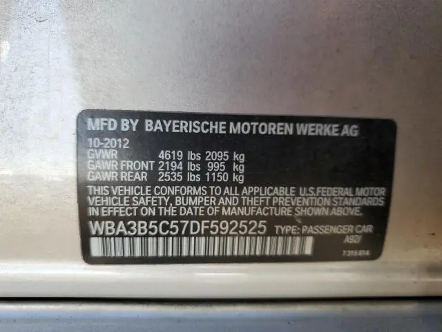 2013 BMW 328 XI SULEV