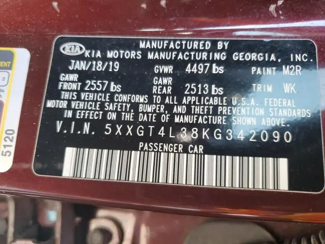 2019 KIA OPTIMA LX  