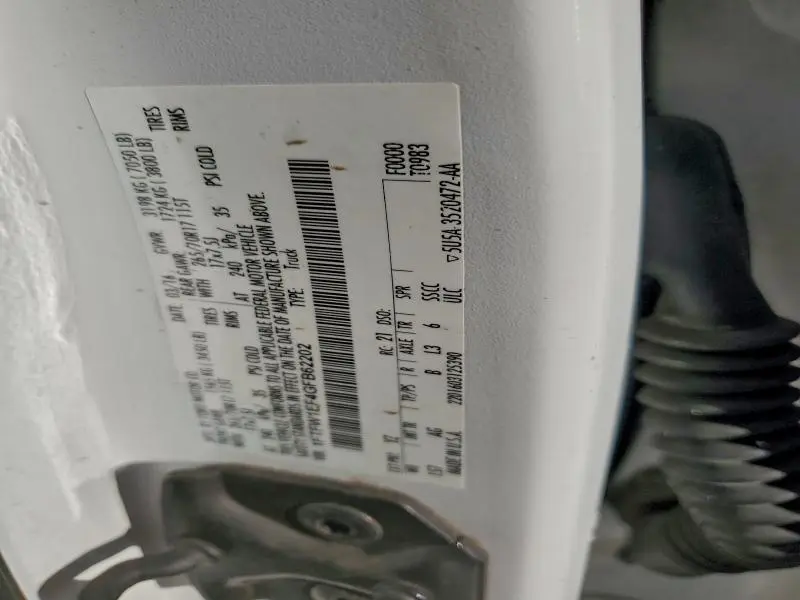 2016 FORD F150 SUPERCREW  