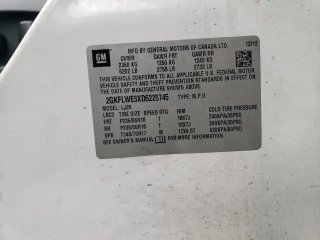 2013 GMC TERRAIN SLT  