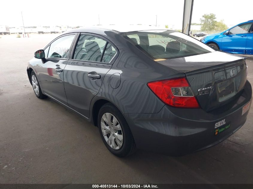 2012 HONDA CIVIC LX