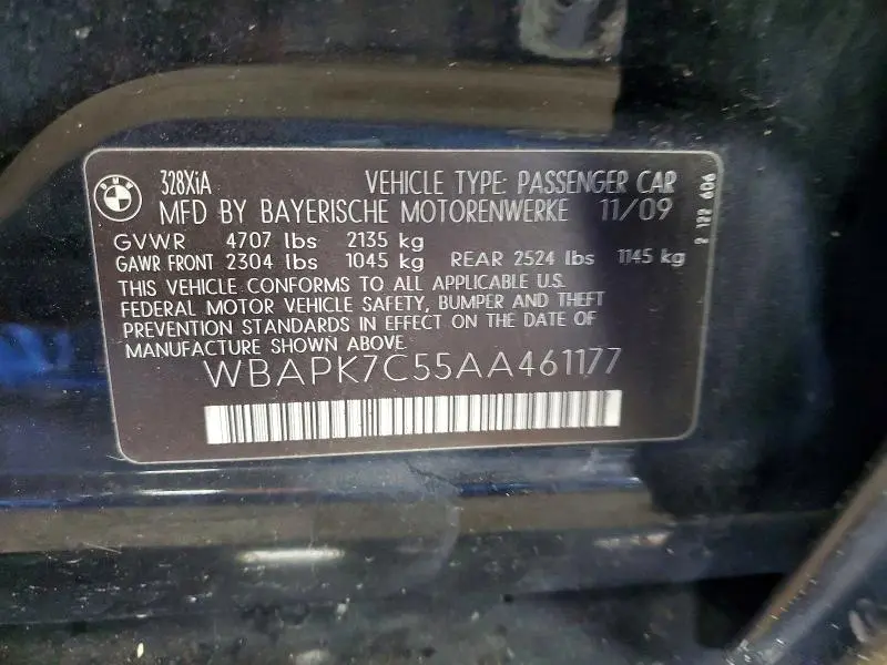 2010 BMW 328 XI  