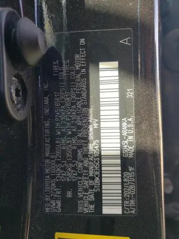 2012 TOYOTA HIGHLANDER BASE  