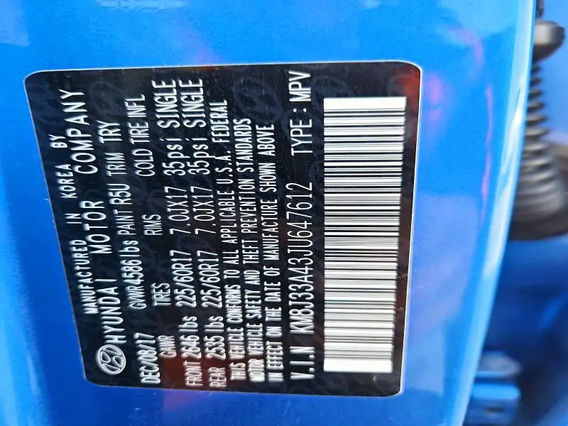 2018 HYUNDAI TUCSON SEL  