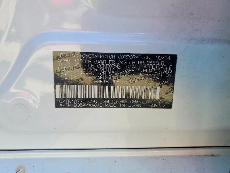 2014 LEXUS GS 350 BASE  