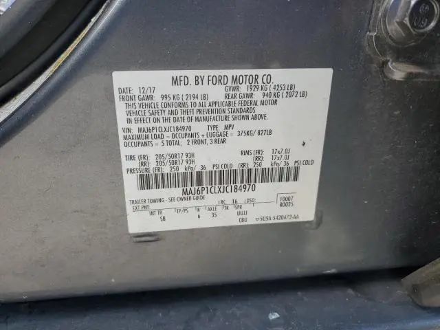 2018 FORD ECOSPORT SES  