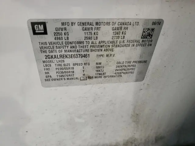 2014 GMC TERRAIN SLE  