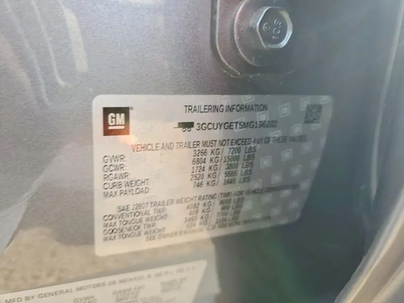 2021 CHEVROLET SILVERADO K1500 LTZ  