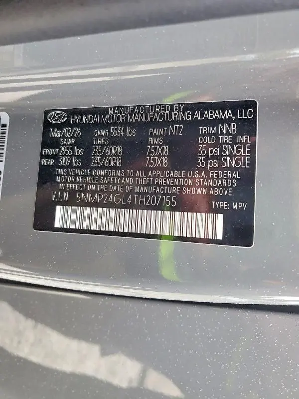2026 HYUNDAI SANTA FE SEL  