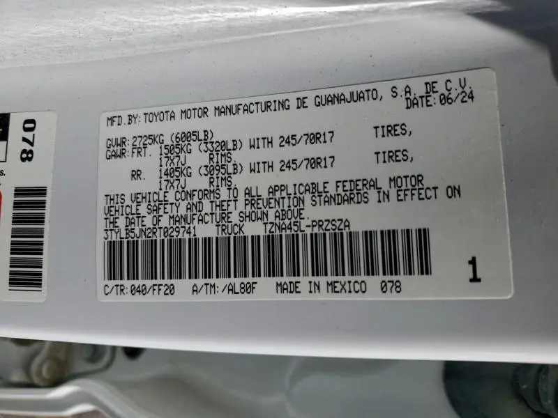 2024 TOYOTA TACOMA DOUBLE CAB  