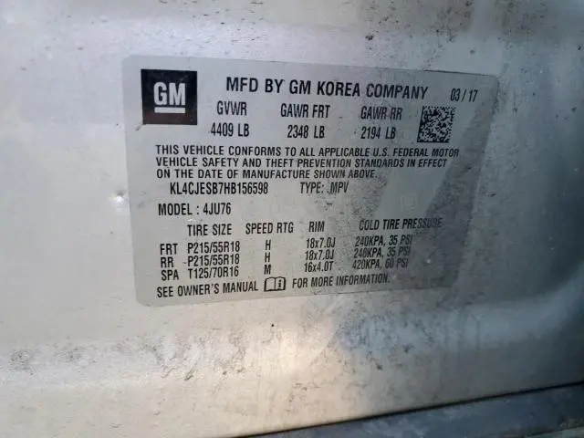 2017 BUICK ENCORE PREFERRED  